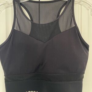 ZYIA Black Mesh Sports Bra